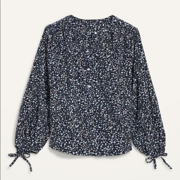 Old Navy Oversized Ditzy Floral Corduroy Tie Sleeve - Picture 6 of 13